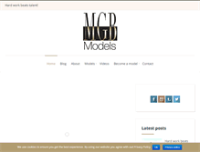 Tablet Screenshot of mgbmodels.com